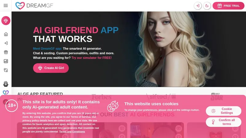 Captura de pantalla de DreamGF